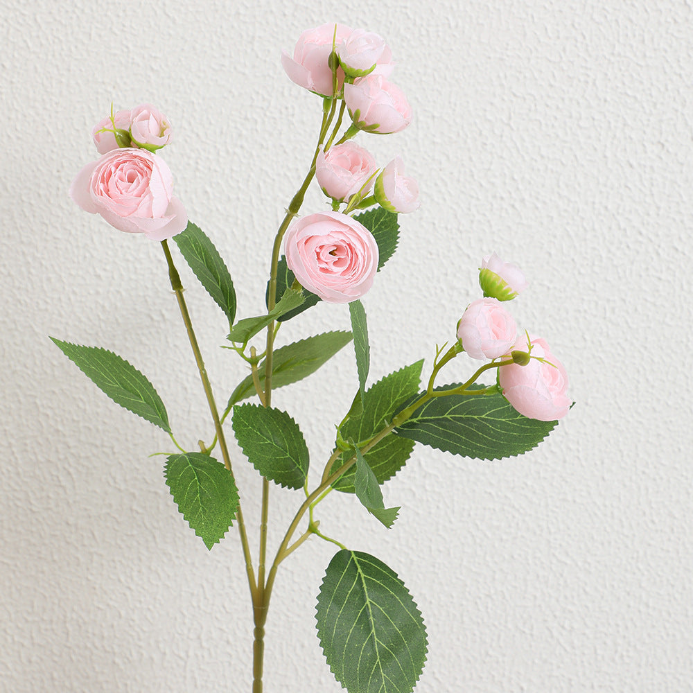 Realistic Artificial Rose with Fine Flowers and Leaves