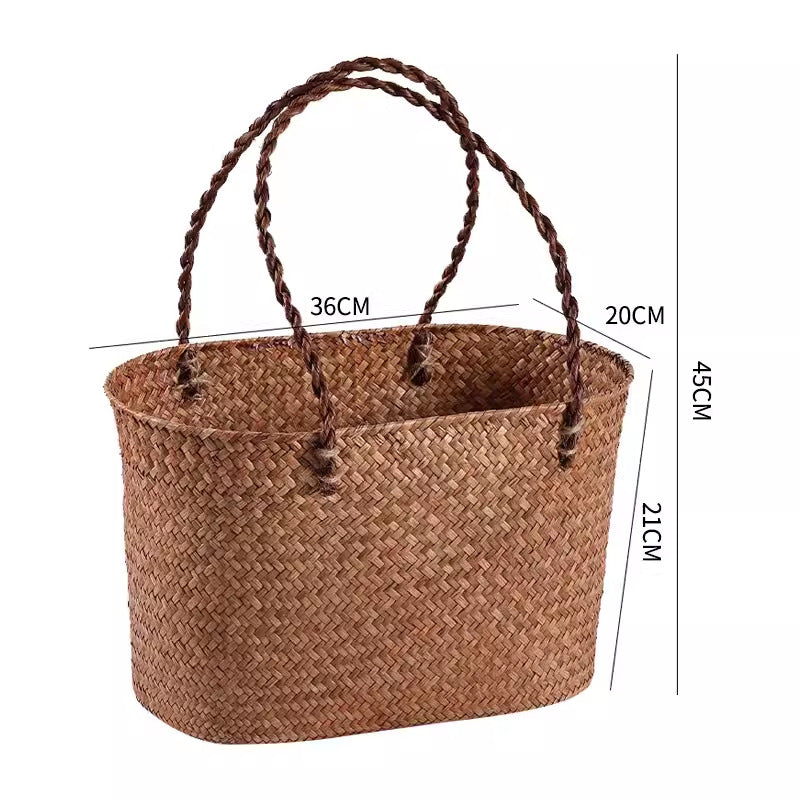 Handwoven Multifunctional Storage Basket