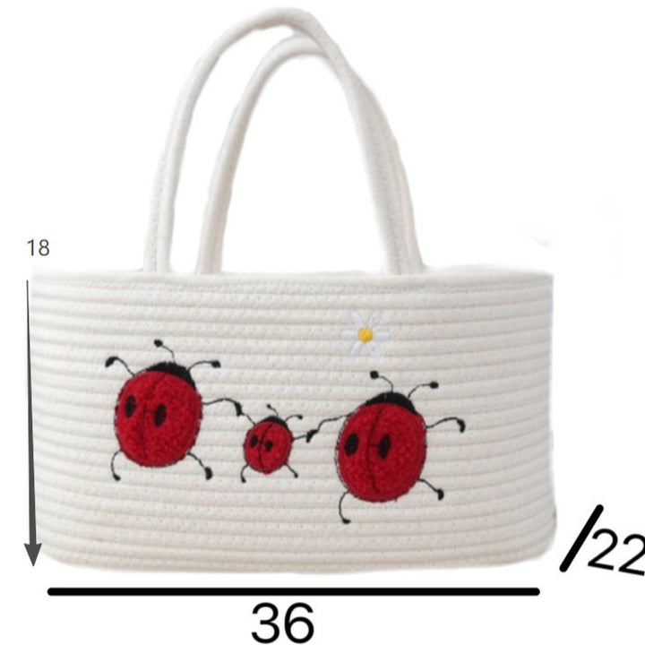 Handcrafted cotton basket