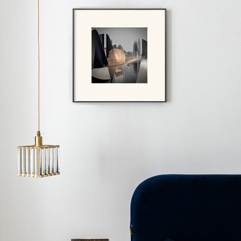 Framed Abstract Landscape Wall Art