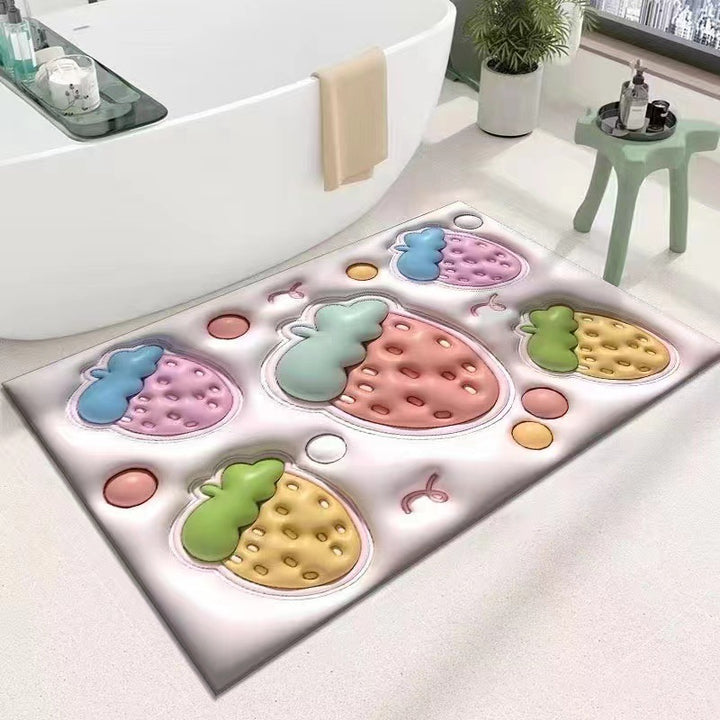 Cute Cartoon Cat Shape Bath Mat