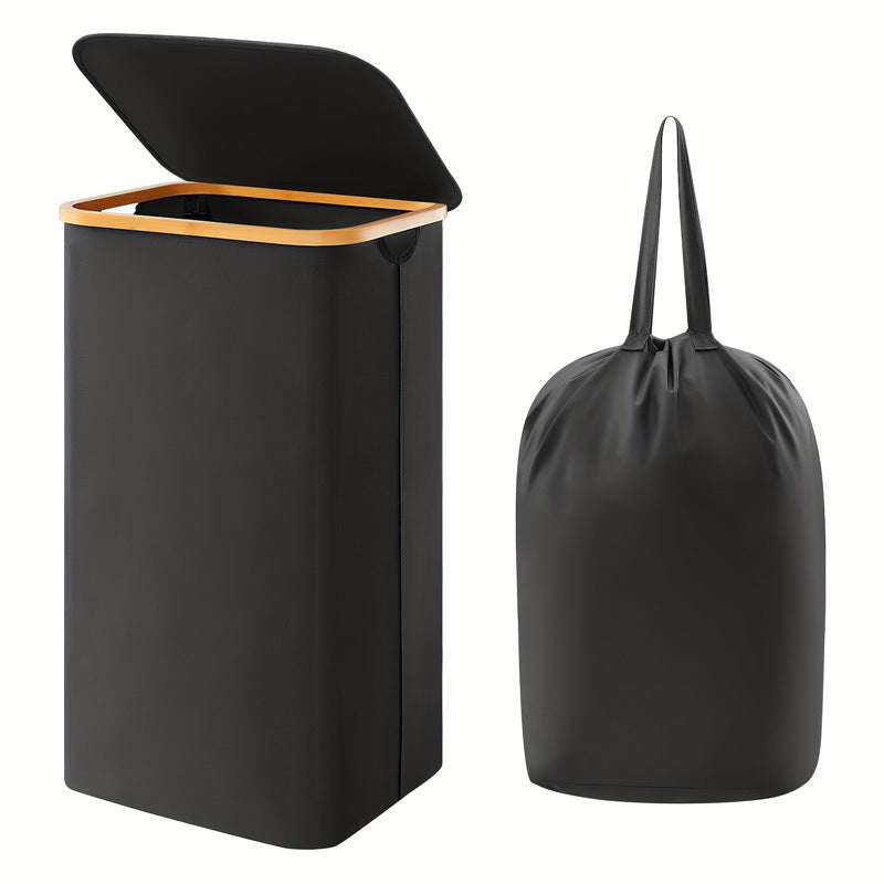 Laundry separation system with practical carrying handles and removable inner bag