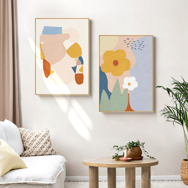 Floral Abstract Canvas Art Print