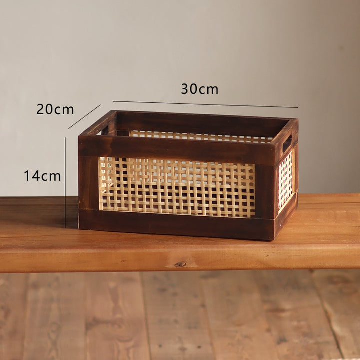 High-quality storage basket with braided design