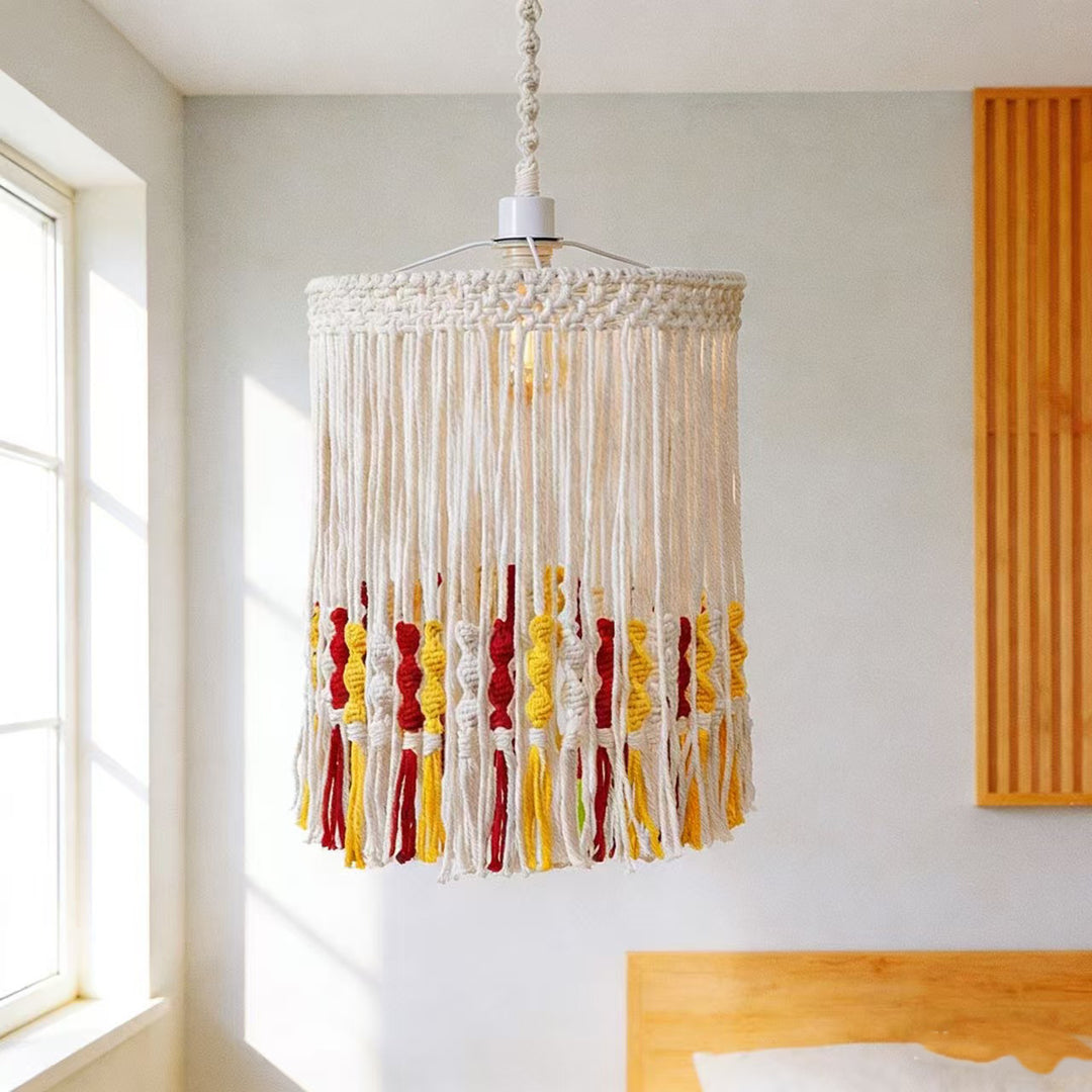 Decorative Macrame Pendant Light Cord