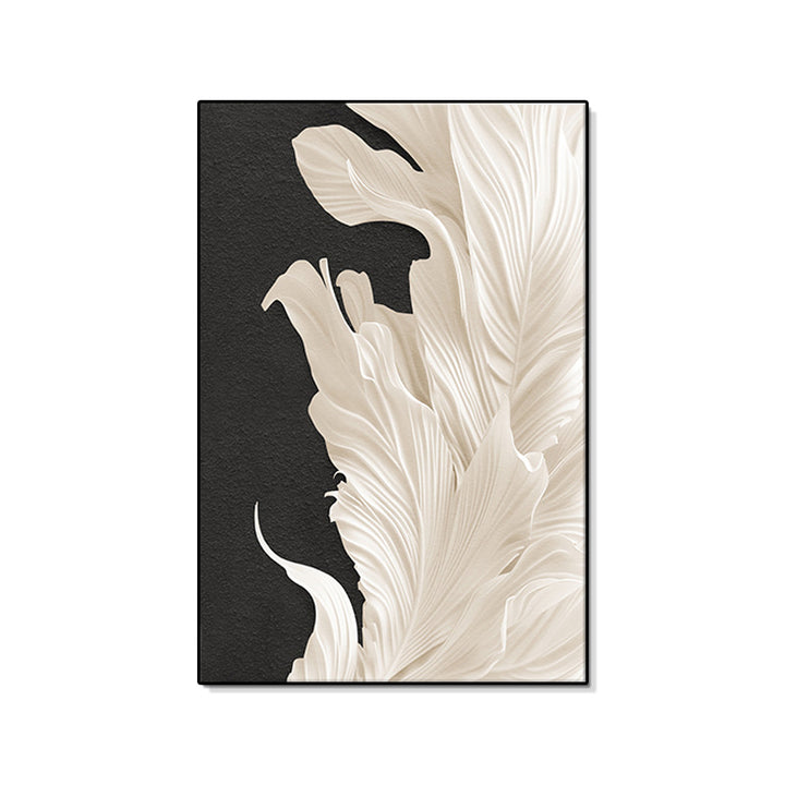Elegant Floral Textured Wall Art