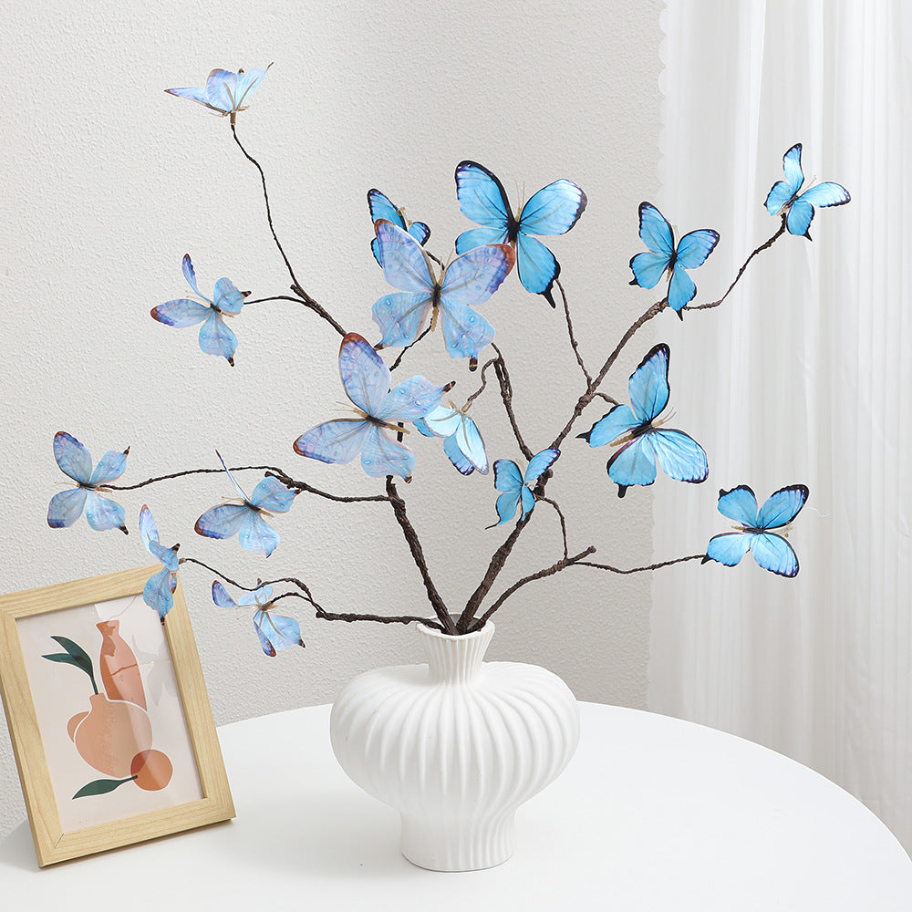 Decorative wall decoration with butterflies