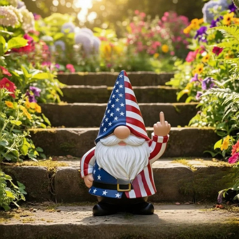 Funny Garden Gnome Figure