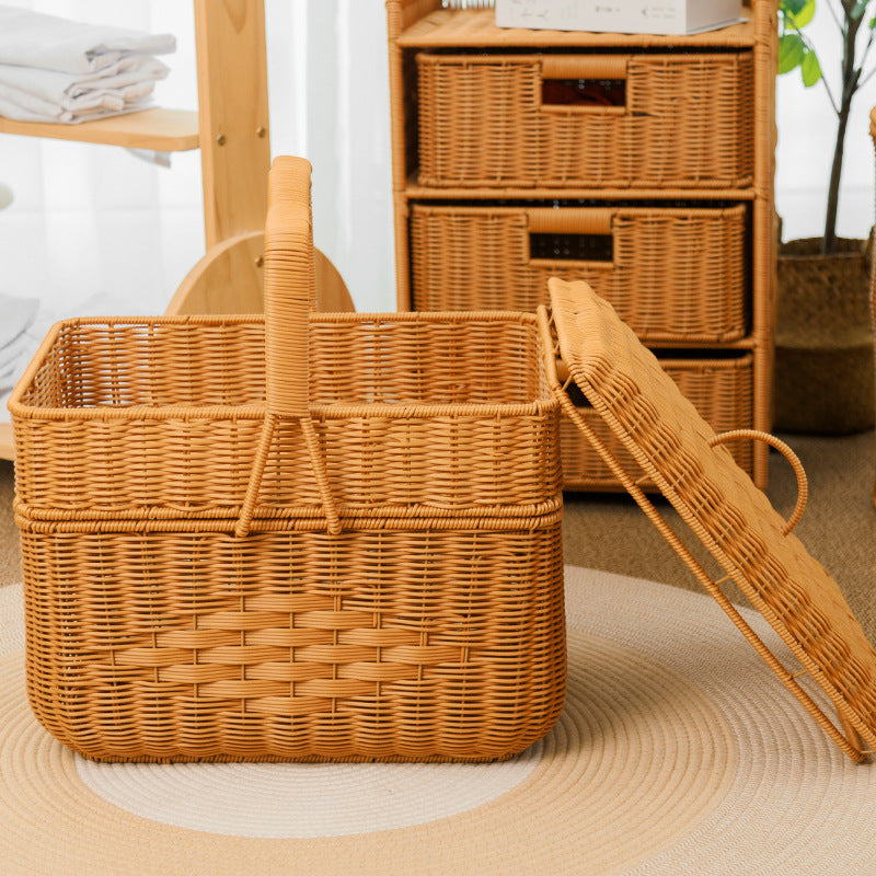 Round Woven Storage Basket