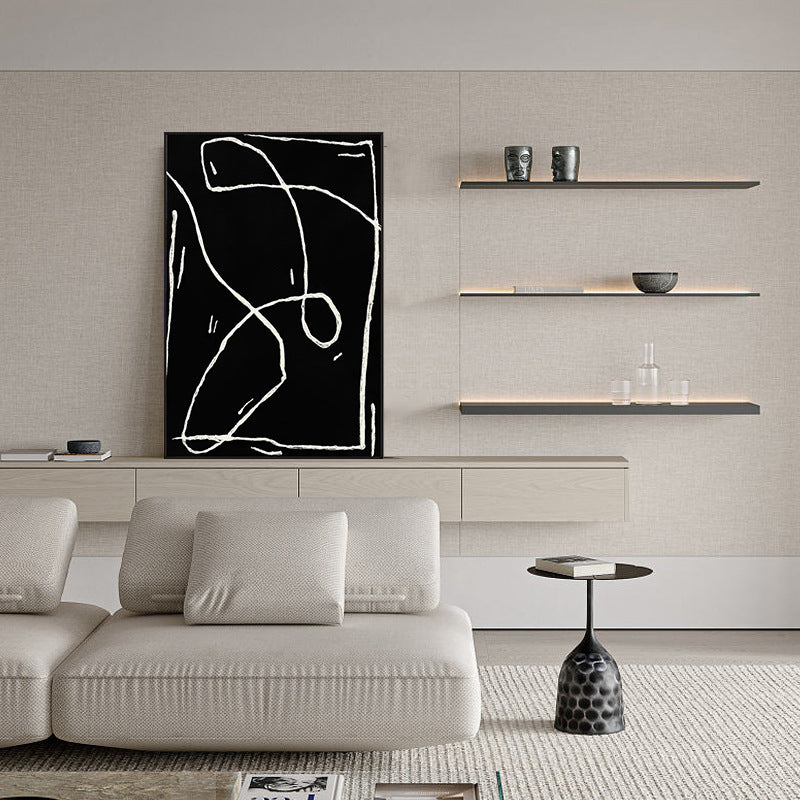 Abstract Line Art Framed Wall Print