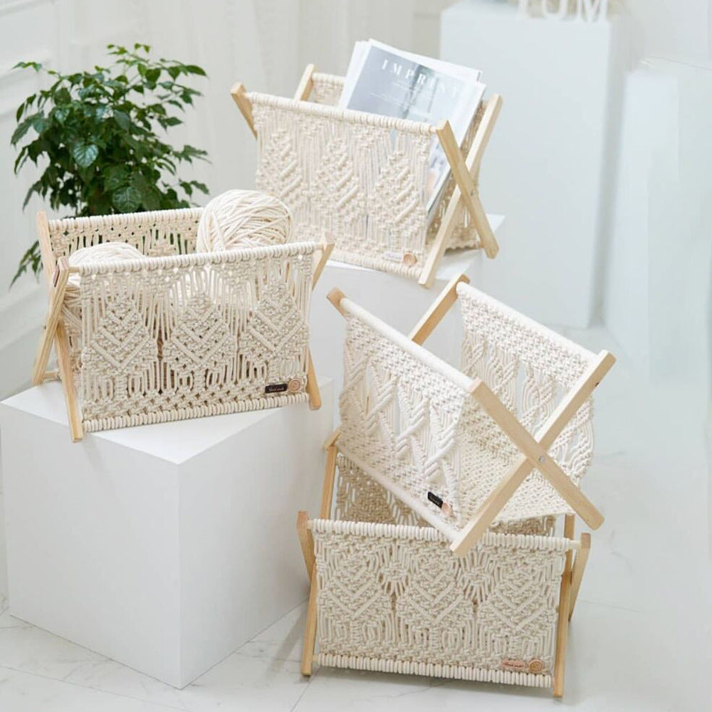 Decorative Macrame Storage Basket