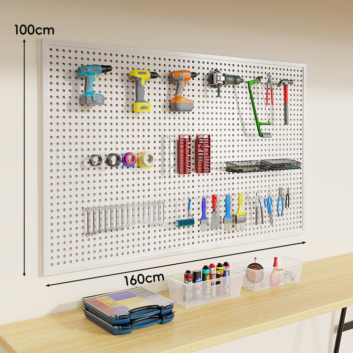 Pegboard Double-Prong Metal Hooks Compact Heavy-Duty Display Hangers