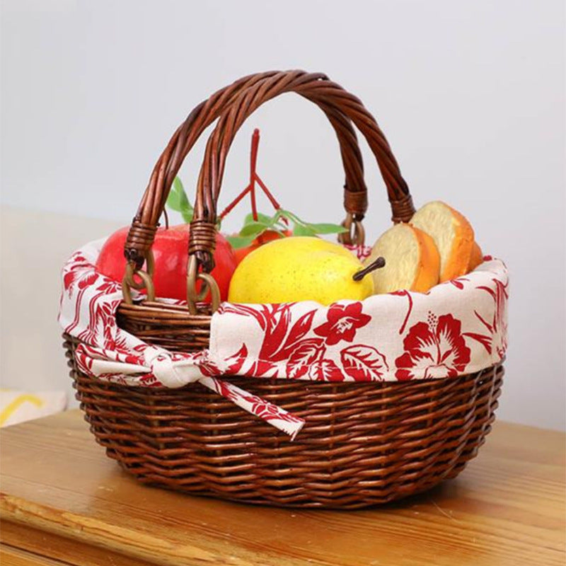 Decorative Rattan Basket