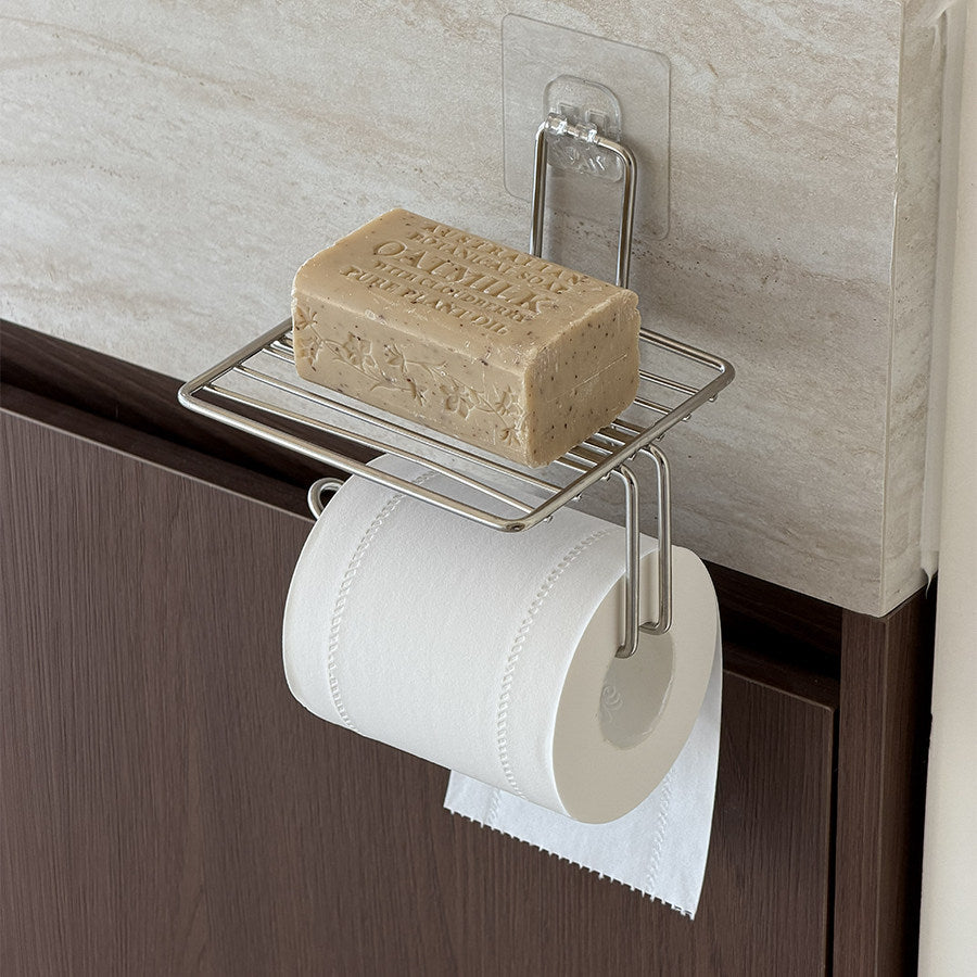 Wall-Mounted Bathroom Storage Rack
