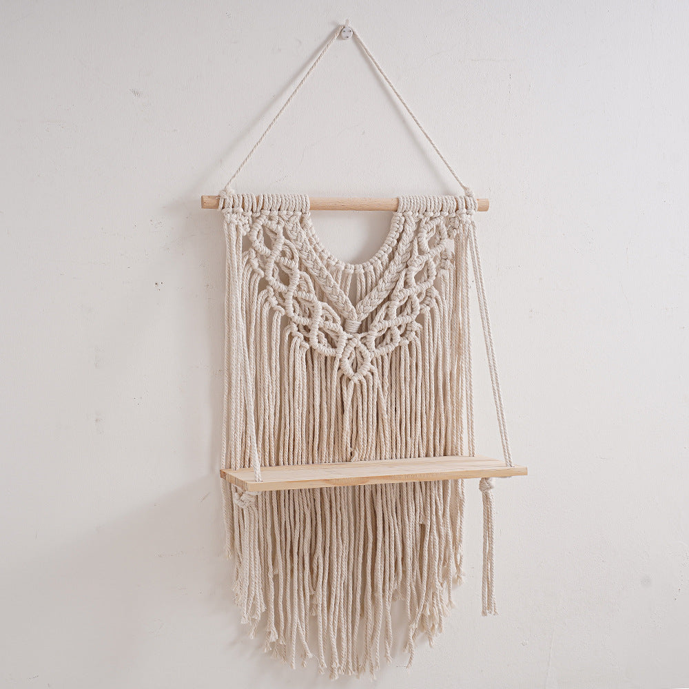 Decorative Macramé Wall Hanging Shelf