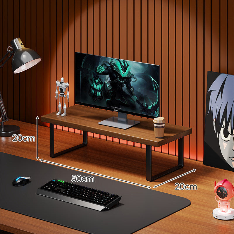 Solid Wood Monitor Riser Shelf