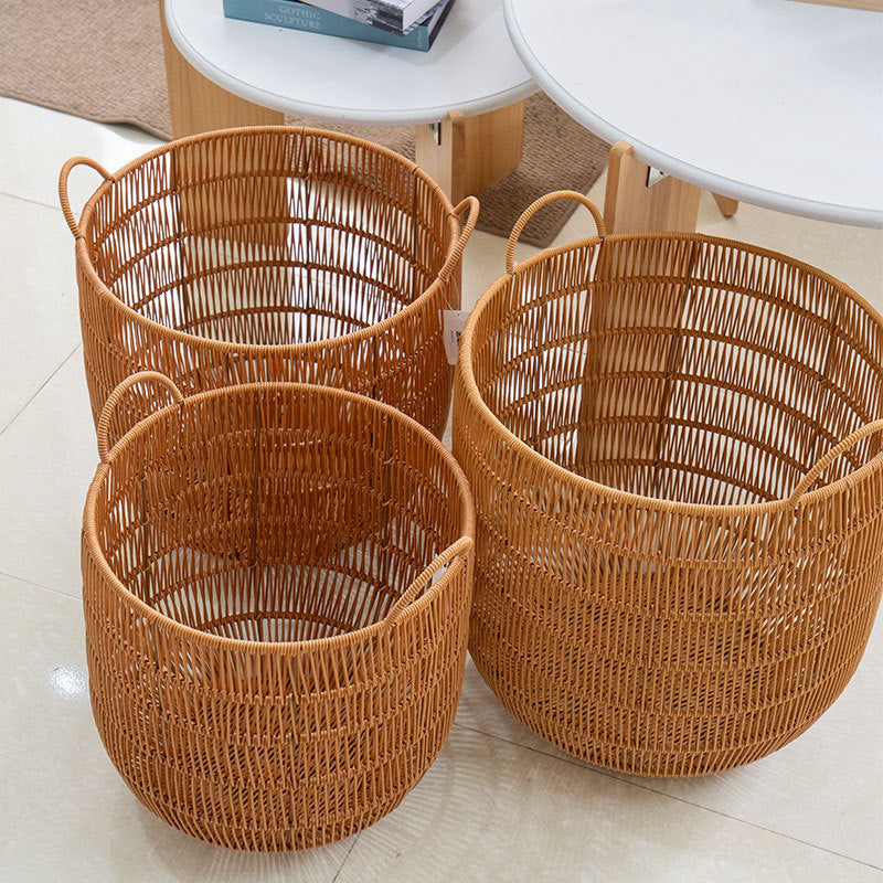 Handwoven storage basket