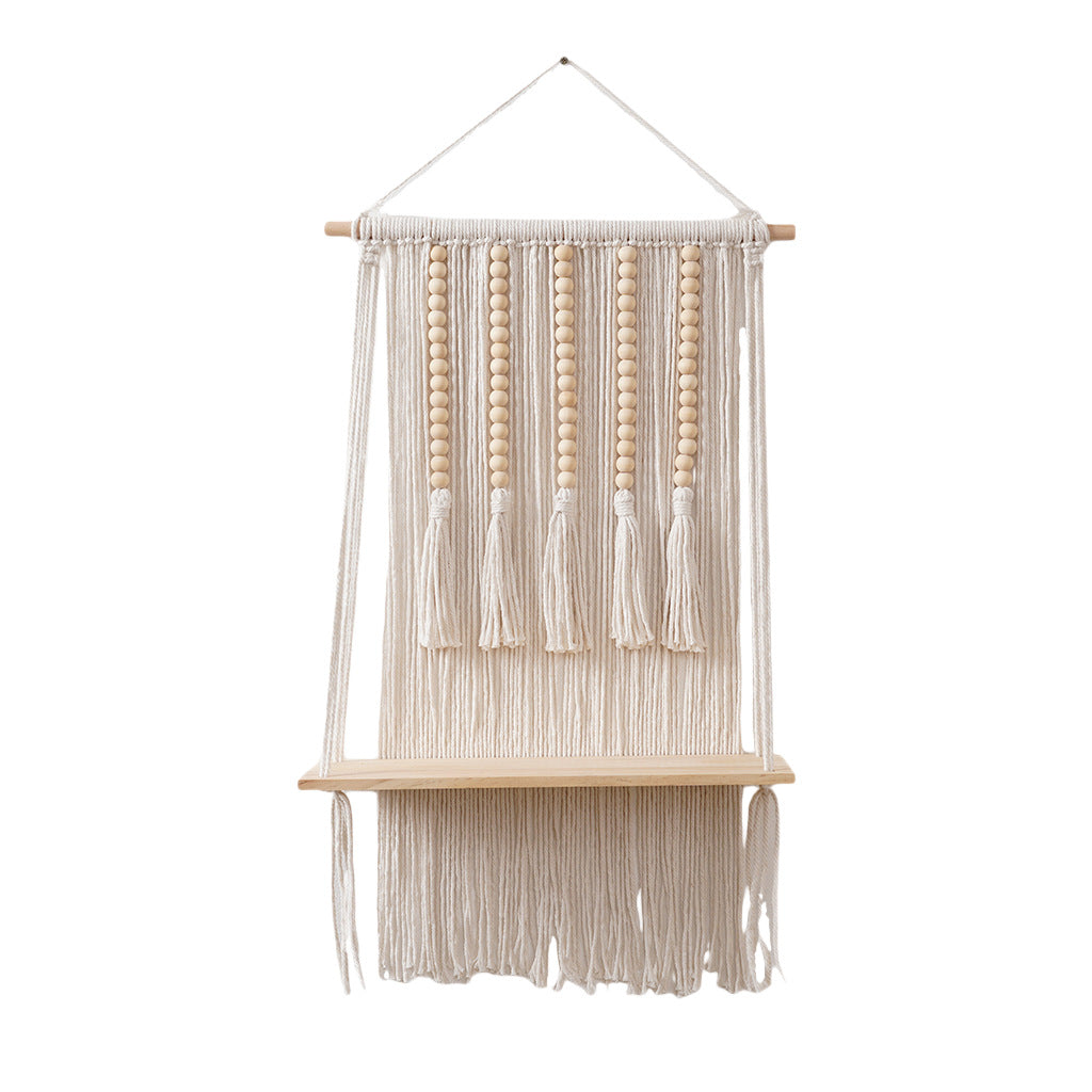 Decorative Macrame Wall Shelf