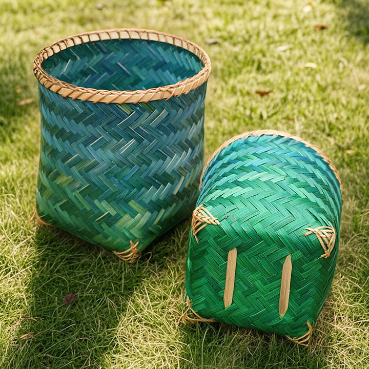 Handwoven storage basket