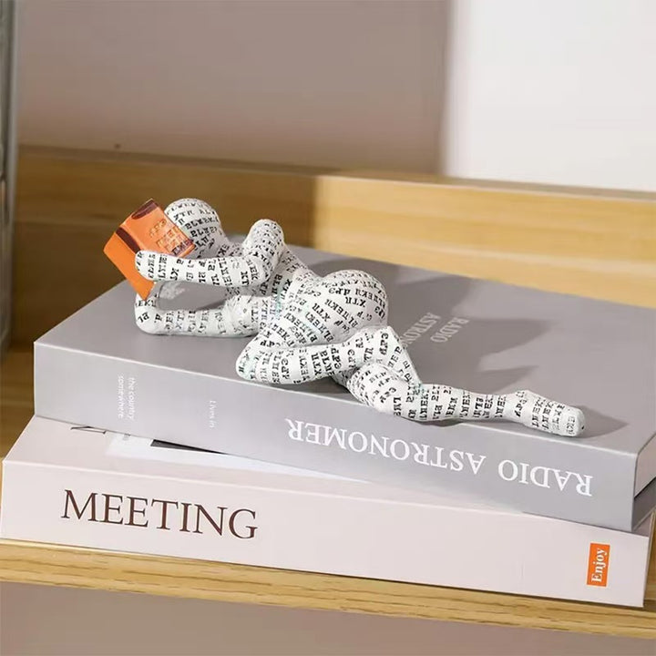 Relaxed Reading Figurine