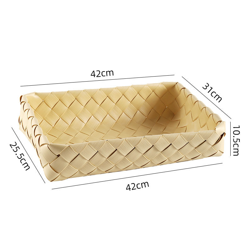 Elegant Handwoven Storage Tray