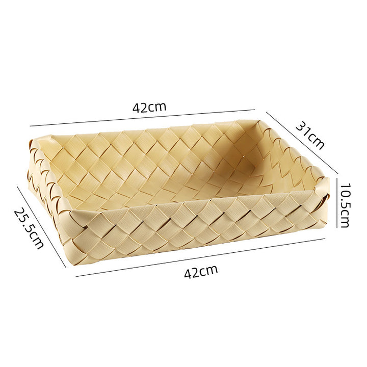 Elegant Handwoven Storage Tray