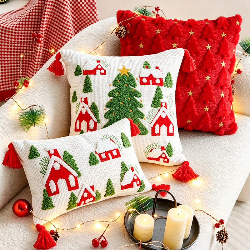 Decorative Christmas Throw Pillow for Festive Home Decor