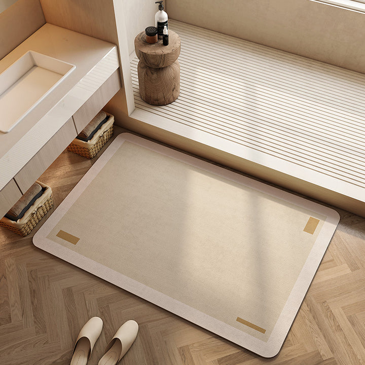 Geometric Patterned Bath Mat