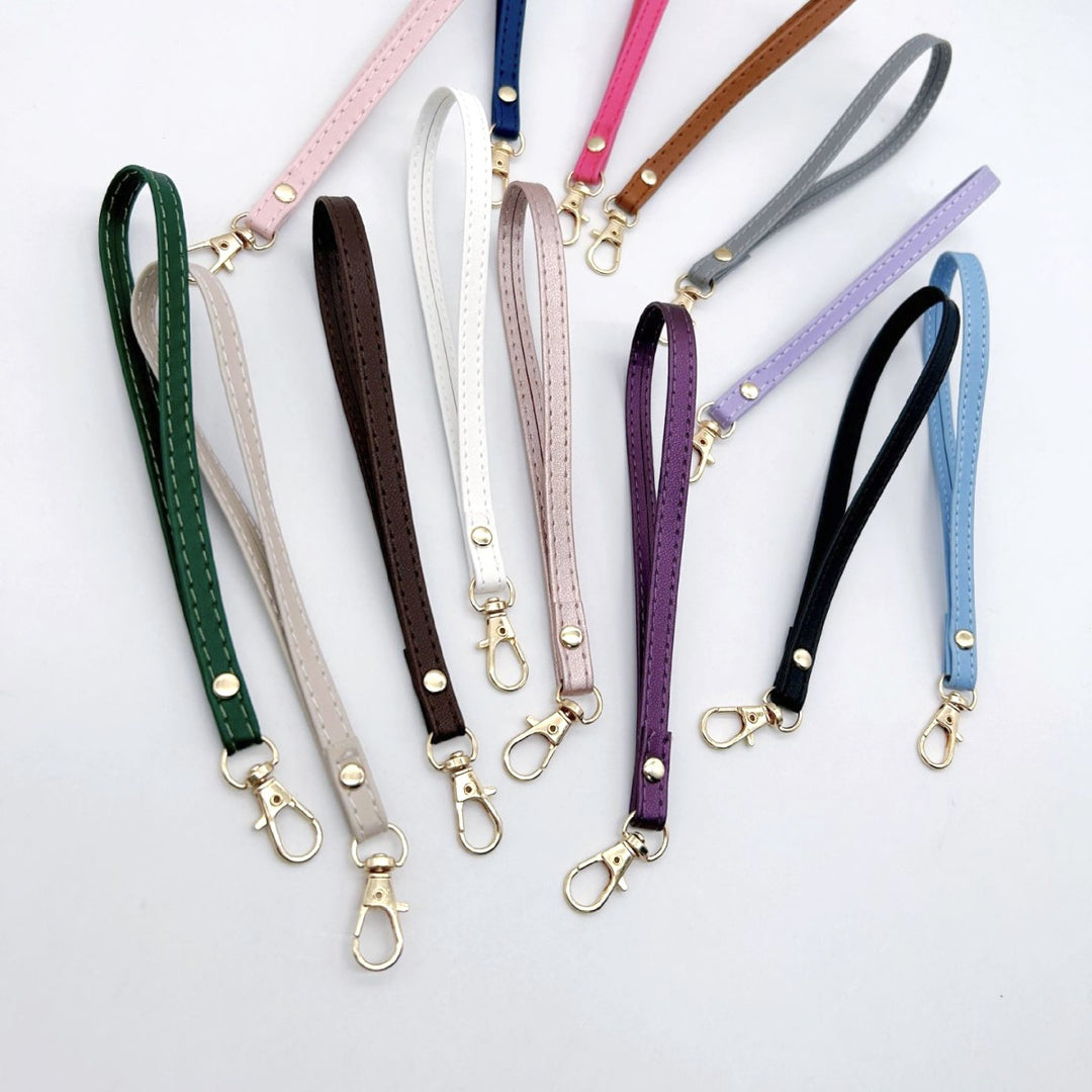 Durable Synthetic Leather Lanyard