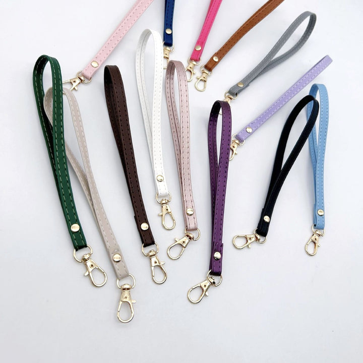 Durable Synthetic Leather Lanyard