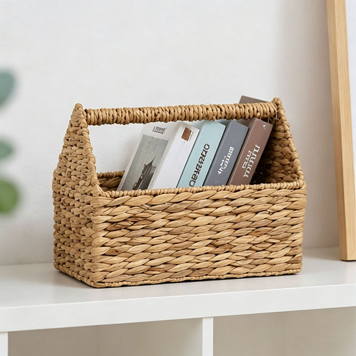 Playful storage basket in the house design