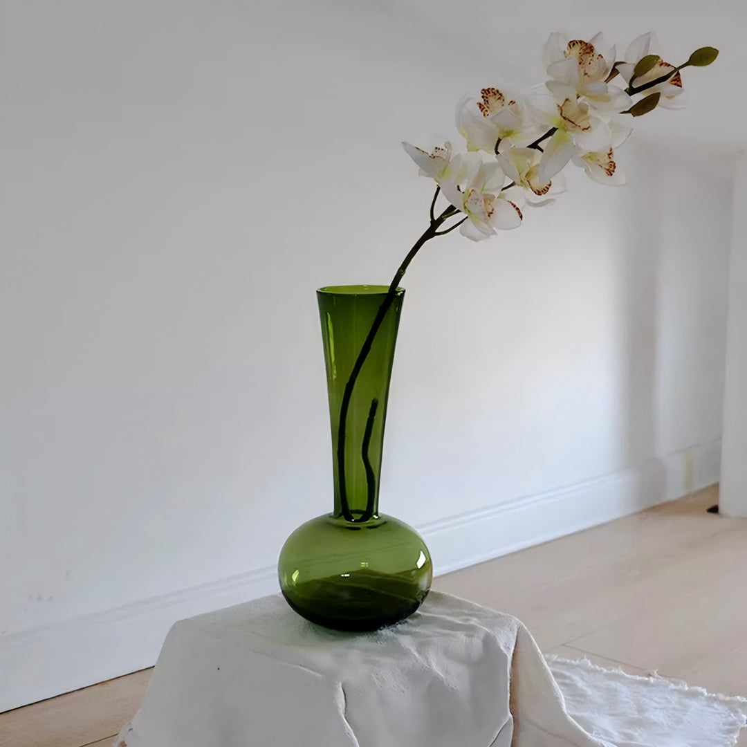 Decorative glass vase