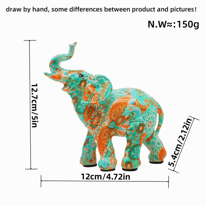 Artistic Elephant Figure