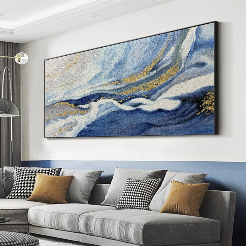 Abstract Ocean Wave Canvas Art Print