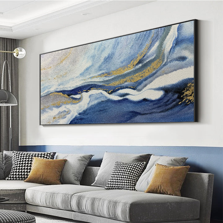 Abstract Ocean Wave Canvas Art Print