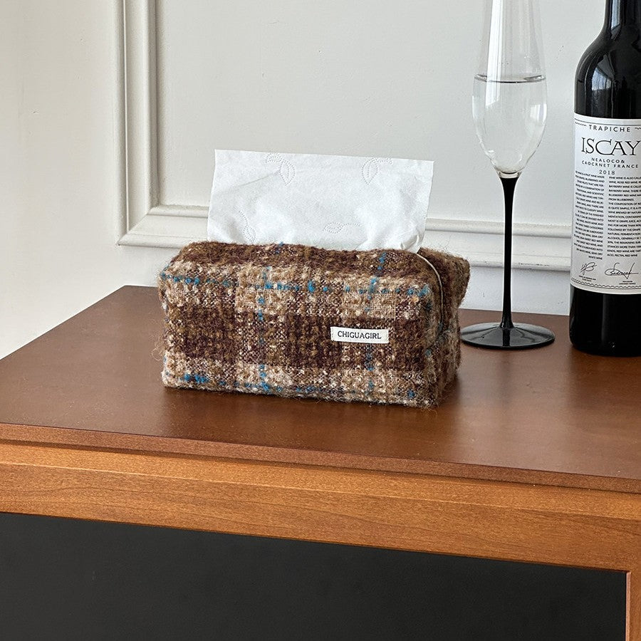 Cozy Fabric Tissue Box Cover