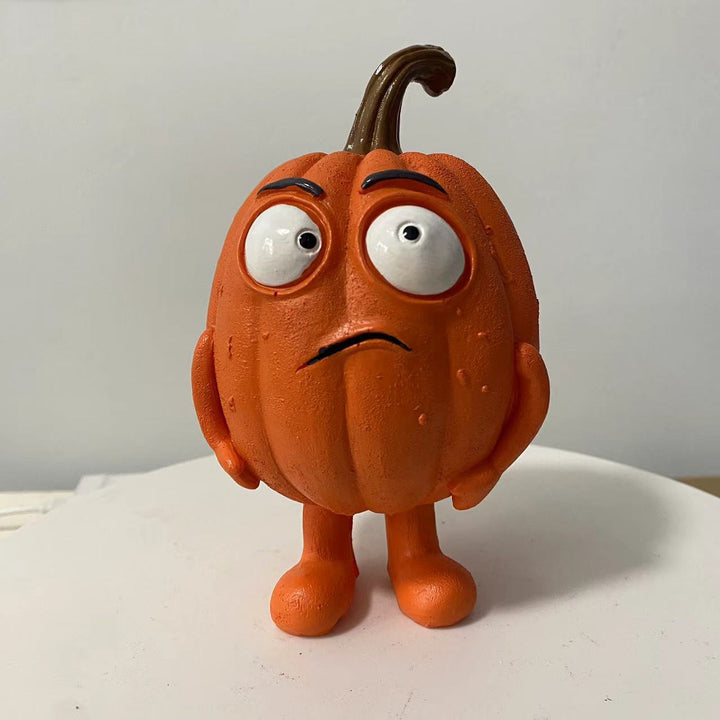 Funny Halloween Pumpkin Figure
