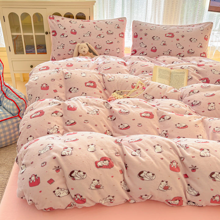 Playful Animal-Themed Comforter Set