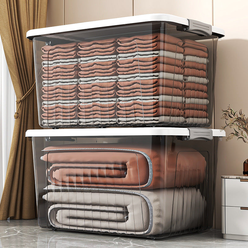 Storage box with stackable design