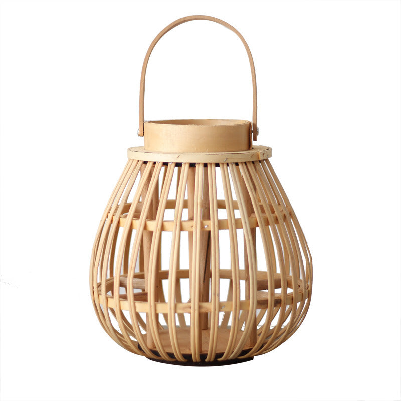 Natural Rattan Lantern