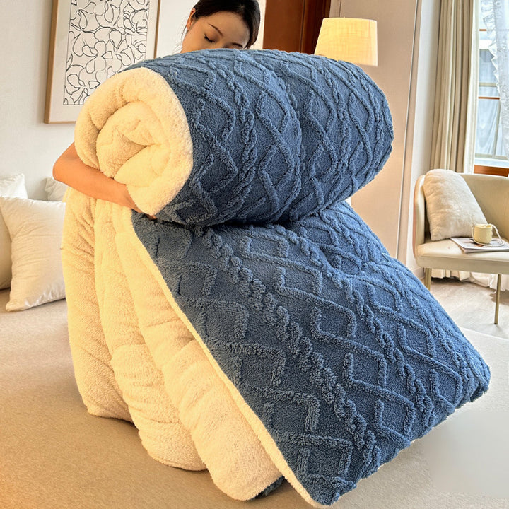 Luxurious Textured Plush Blanket