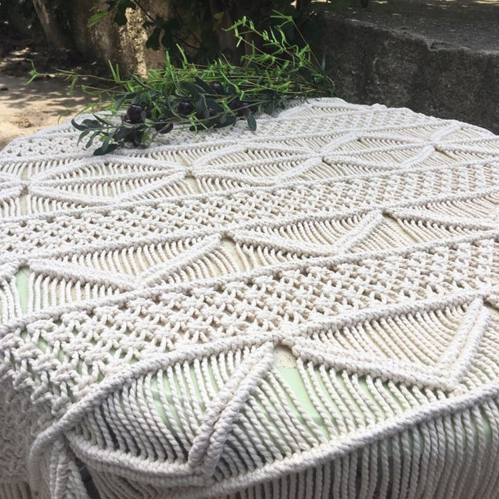 Bohemian Macrame Table Cover