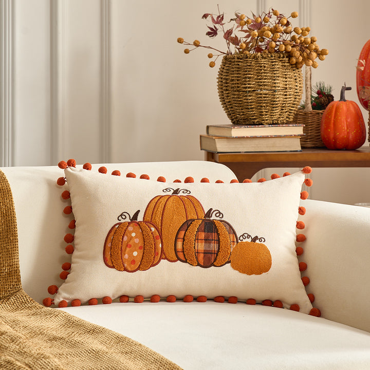 Decorative Pumpkin Throw Pillow