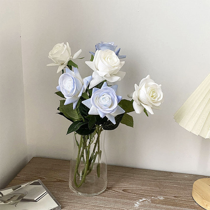 Realistic Faux Rose Stem Arrangement