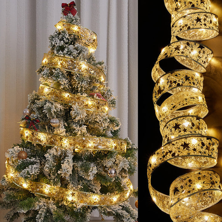 LED Decorative Ribbon with Festive Design