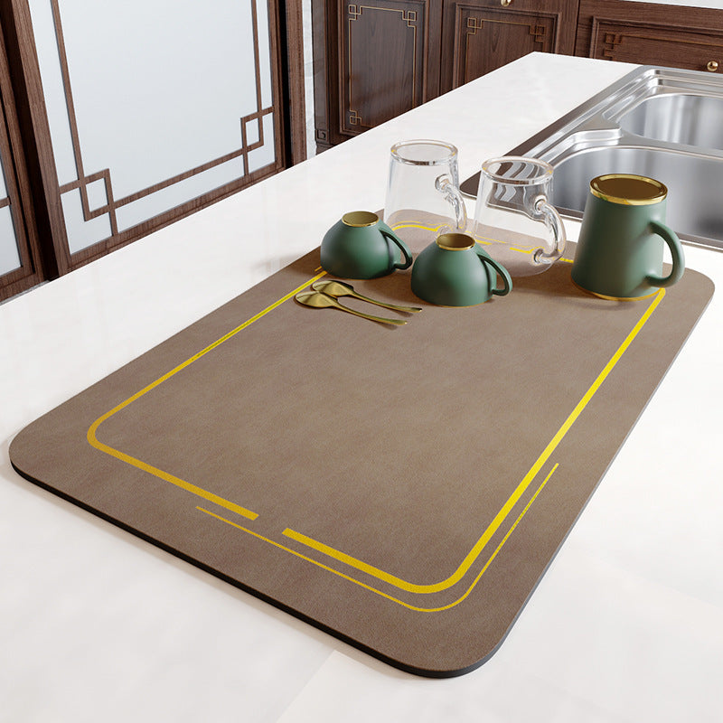 Vintage Mosaic Kitchen Counter Mat