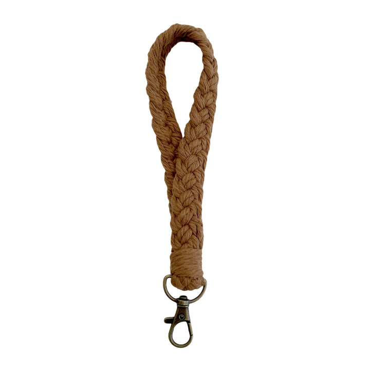 Braided Rope Keychain Holder