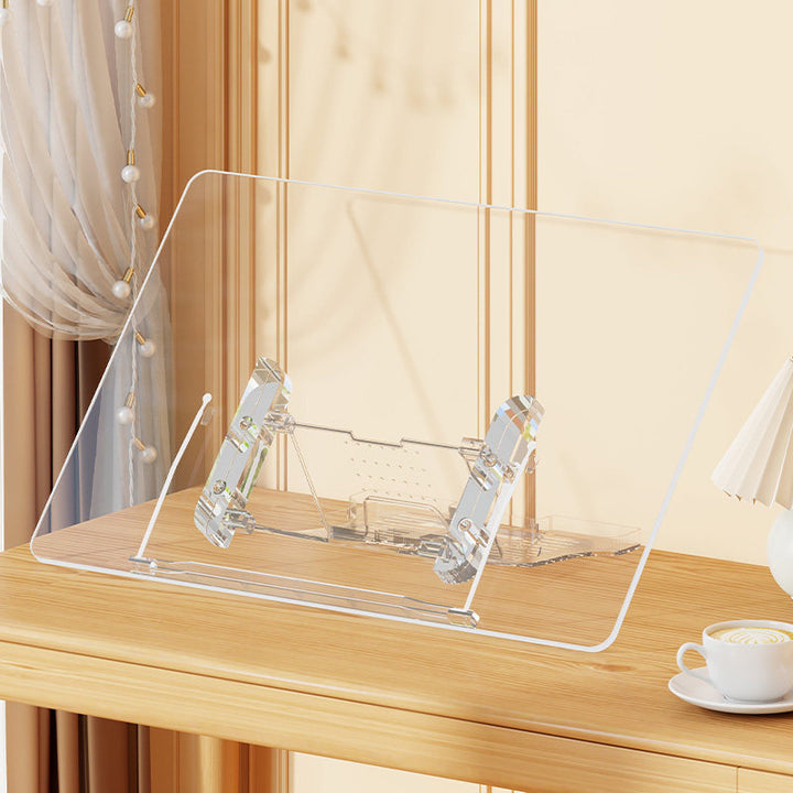 Transparent Angled Acrylic Reading Book Holder