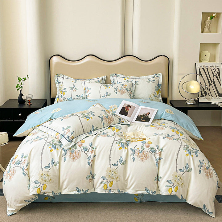 Floral Pattern Duvet Cover Set