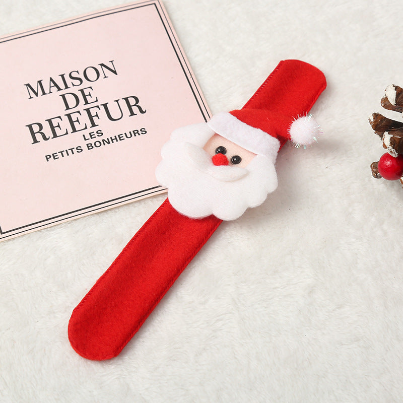 Creative Christmas wristband with snowman design
